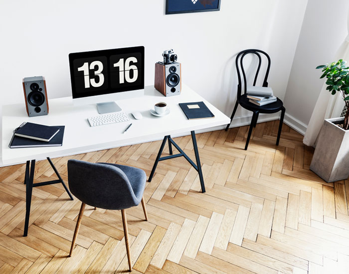 Pose parquet stratifié Franconville